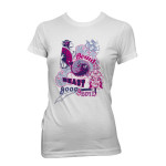 Lys tskjorte trykket med TTC Transferpapi