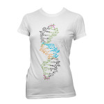 Lys tskjorte trykket med TTC Transferpapir