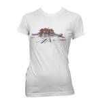 Lys tskjorte trykket med TTC Transferpapi