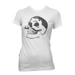 Lys tskjorte trykket med TTC Transferpapi