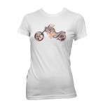 Lys tskjorte trykket med TTC Transferpapir