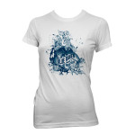 Lys tskjorte trykket med TTC Transferpapir