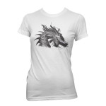 Lys tskjorte trykket med TTC Transferpapir