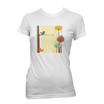 Lys tskjorte trykket med TTC Transferpapir