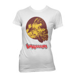 Lys tskjorte trykket med TTC Transferpapir