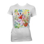 Lys tskjorte trykket med TTC Transferpapir