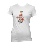 Lys tskjorte trykket med TTC Transferpapir