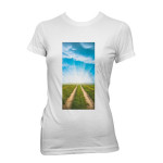 Lys tskjorte trykket med TTC Transferpapir