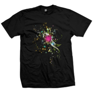 wow-transferpapir-svart-tskjorte-3d-blomst