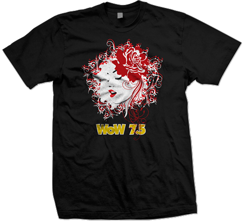 transferpapir svart tskjorte jente