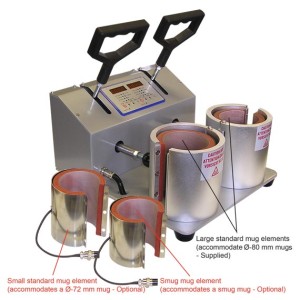 Tvillingpresse trykk på kopper