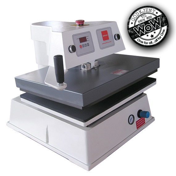 Luftdrevet varmepresse