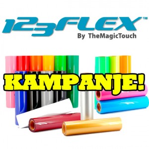 123 flex tekstilfolie kampanje