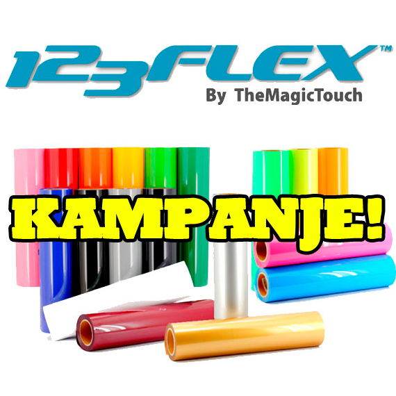123 flex tekstilfolie kampanje