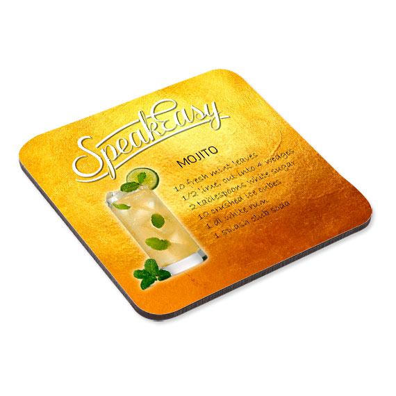 UniSub Hardboard Coasters 90x90 mm -10stk - Bilde 8
