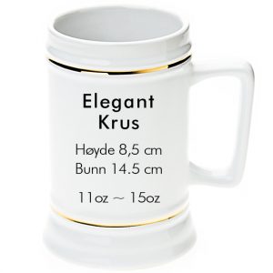 elegant sublimering øl krus