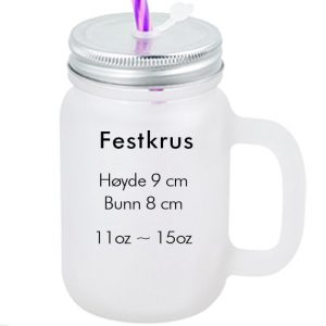 sublimering kopp glass festkrus