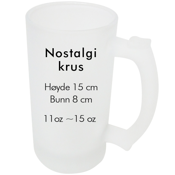 sublimering krus nostalgi størrelse