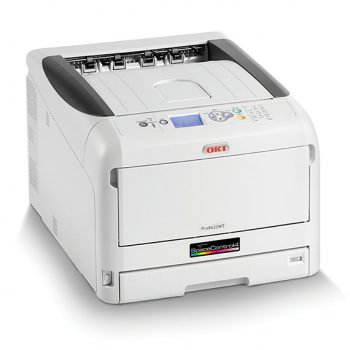 OKI Pro 8432WT Transferprinter med hvit toner