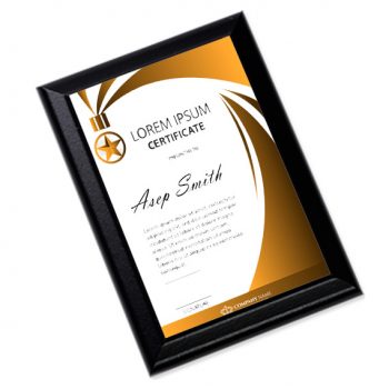 Alternative view of UniSub HD Premie Plate med Sort ramme 20x25cm -2stk