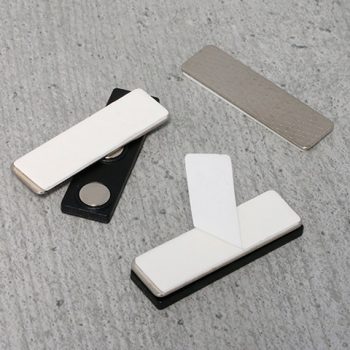 Magnet til navnskilt 45x13mm selvkleb 10stk
