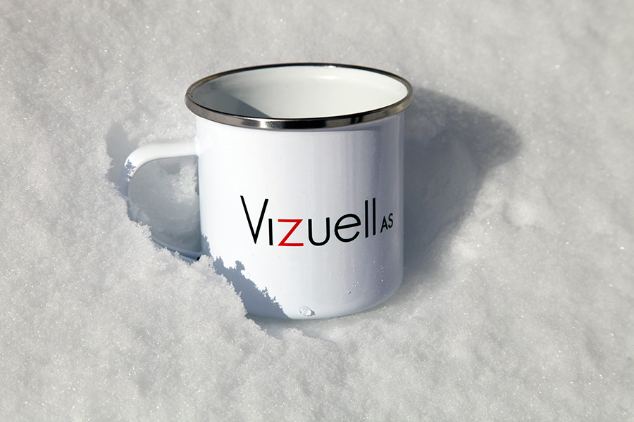 Emalje kopp sublimering