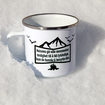 Emalje kopp sublimering