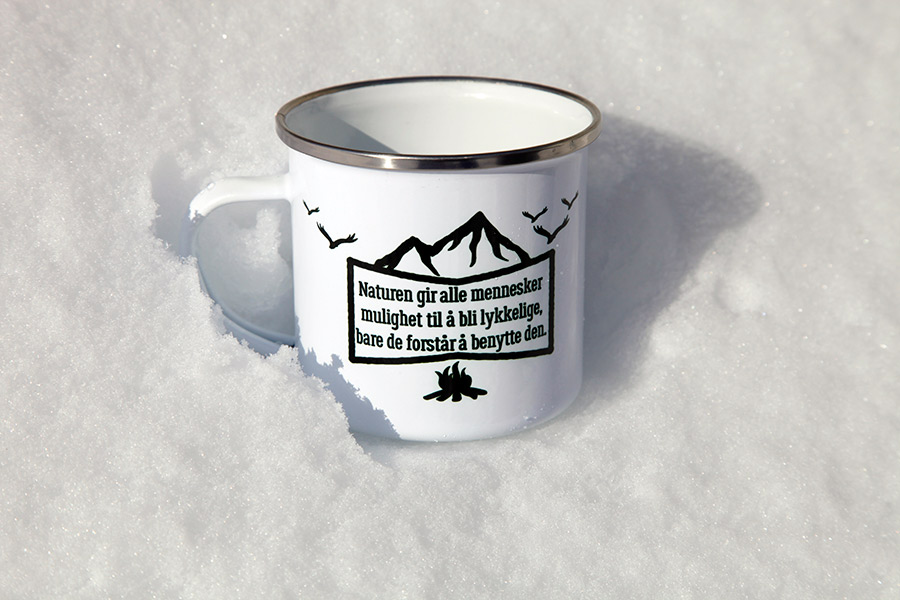 Emalje kopp sublimering