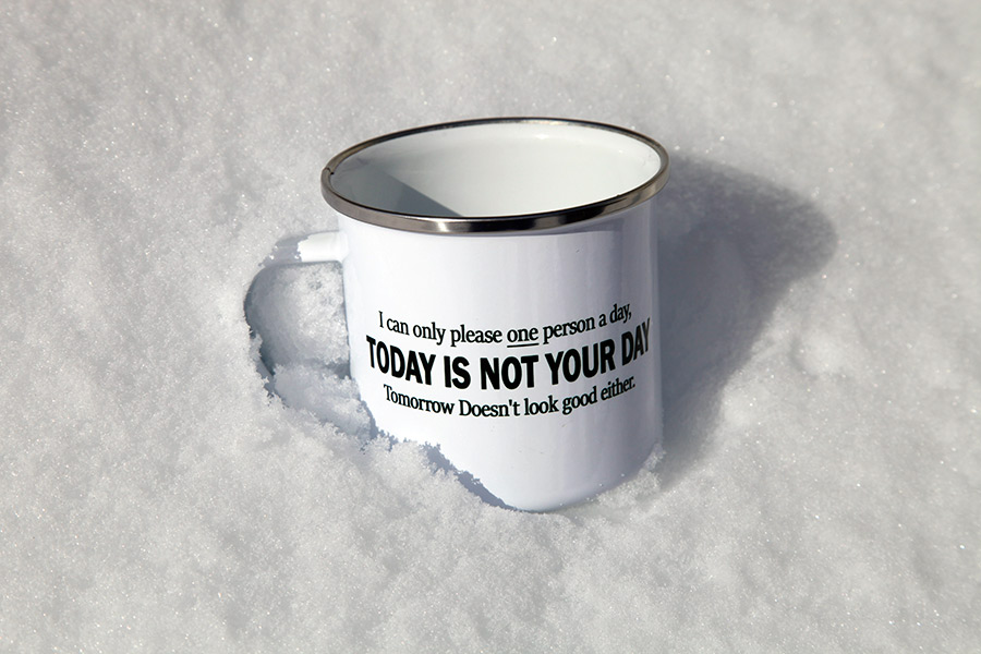 Emalje kopp sublimering