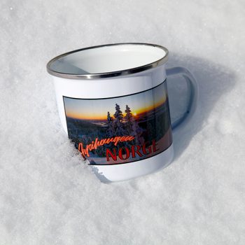 Emalje kopp sublimering