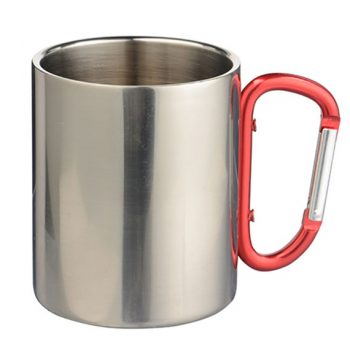 Kopp Karabin m/rød krok - 10/36stk