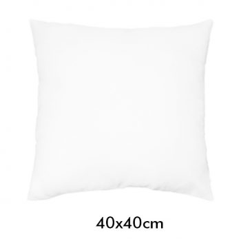 Putetrekk Hvit 40cm Sublimering - 10stk