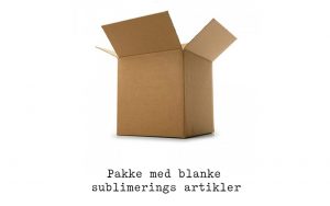 Sublimering blanke artikler
