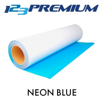 Rull med Neon Blue 123Premium folie