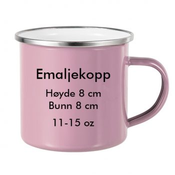 Emaljekopp rosa