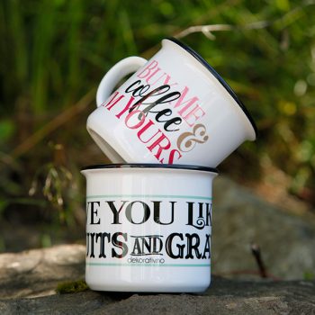 Alternative view of Kopp Retro 8oz m/ sort kant 36stk