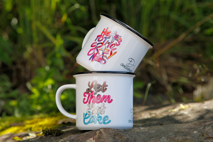 Kopp Retro 8oz m/ sort kant 36stk - Bilde 4