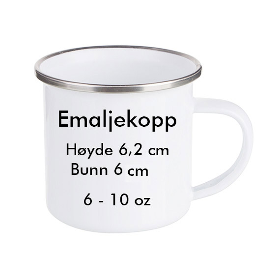 Emaljekopp LITEN 1,5dl 48 stk - Bilde 4