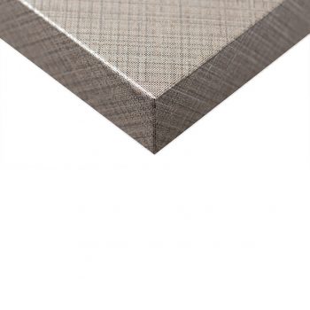 Designfolie Fabric NE37 Silver & brown lined B:122cm