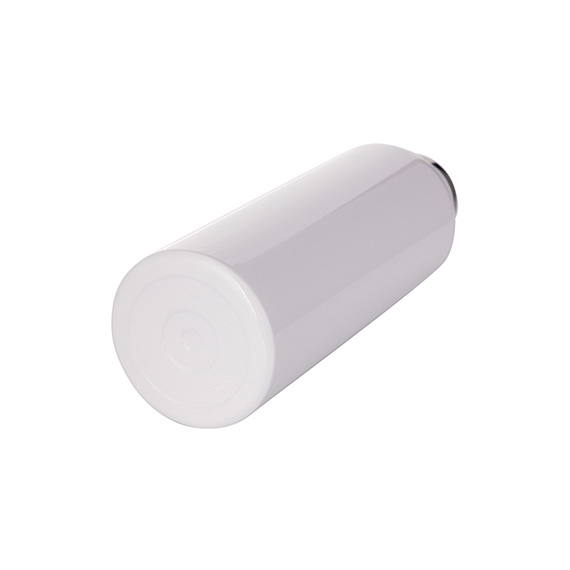 Flaske metall Hvit m/Bambus lokk 500ml 10stk - Bilde 5