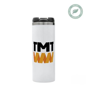 Alternative view of Termokopp 340ml Hvit, dobbel isolert, rett 10stk