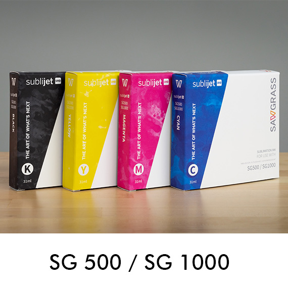 CMYK blekk til Sawgrass SG500/SG1000