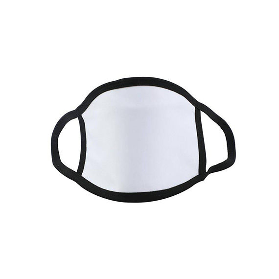 Munnbind til sublimering svart kant – 60pk voksen - Bilde 3