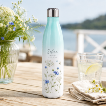 Sublimeringsflasker Mint/Hvit 500ml - 10stk