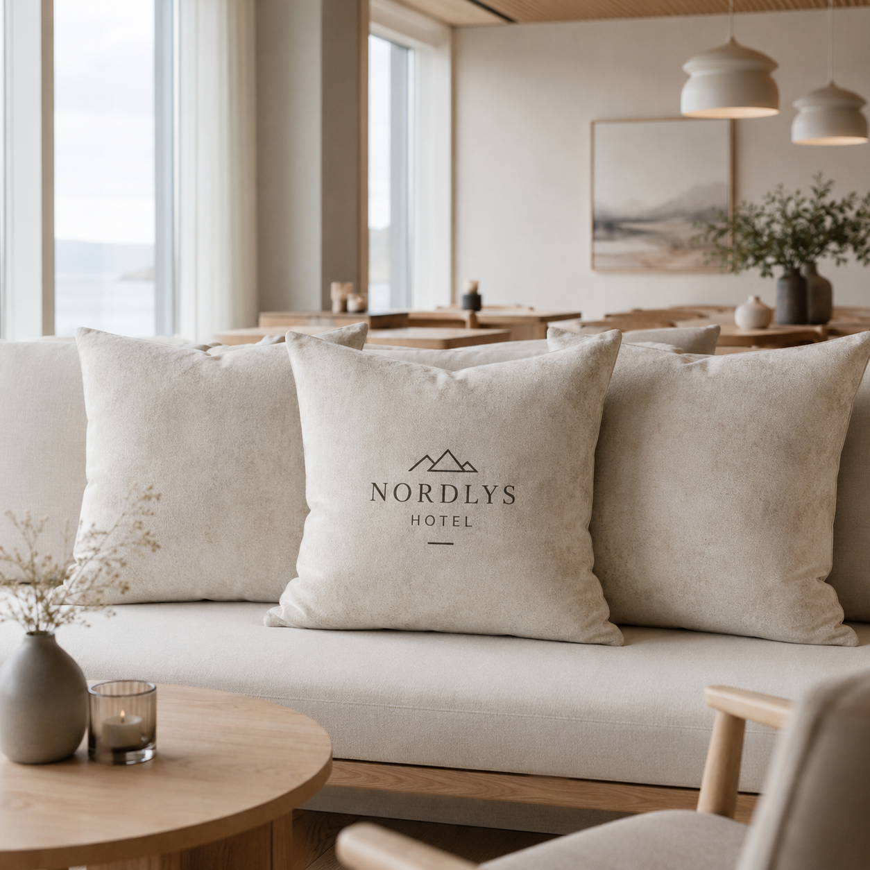 Putetrekk 40X40CM Off White – 10 stk