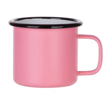 Emaljekopp Matt Rosa 48 stk