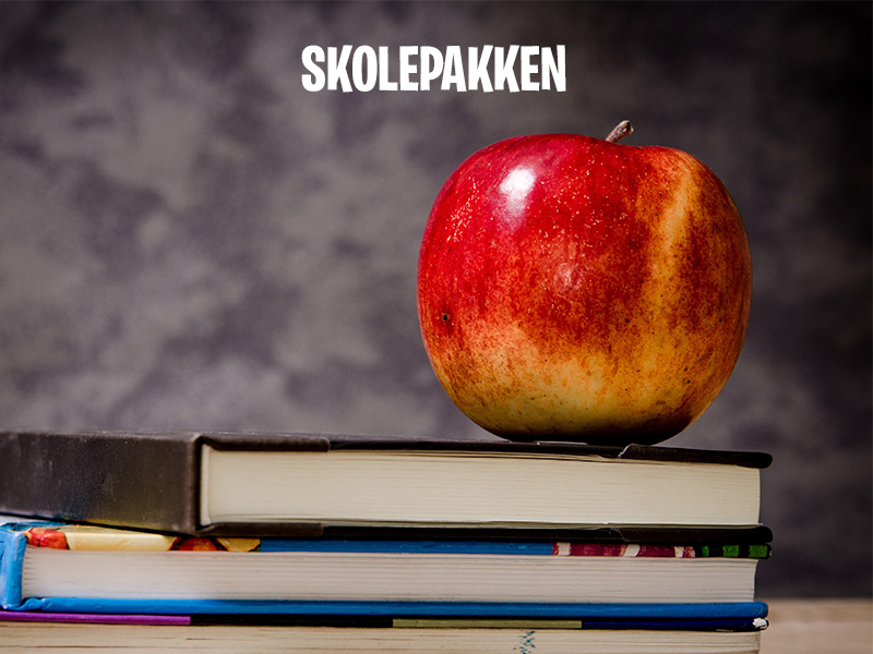 Skolepakken illustrasjonsbilde