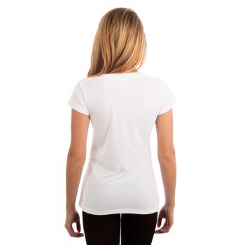 Alternative view of T-Skjorte - Basic Slimfit Hvit Dame