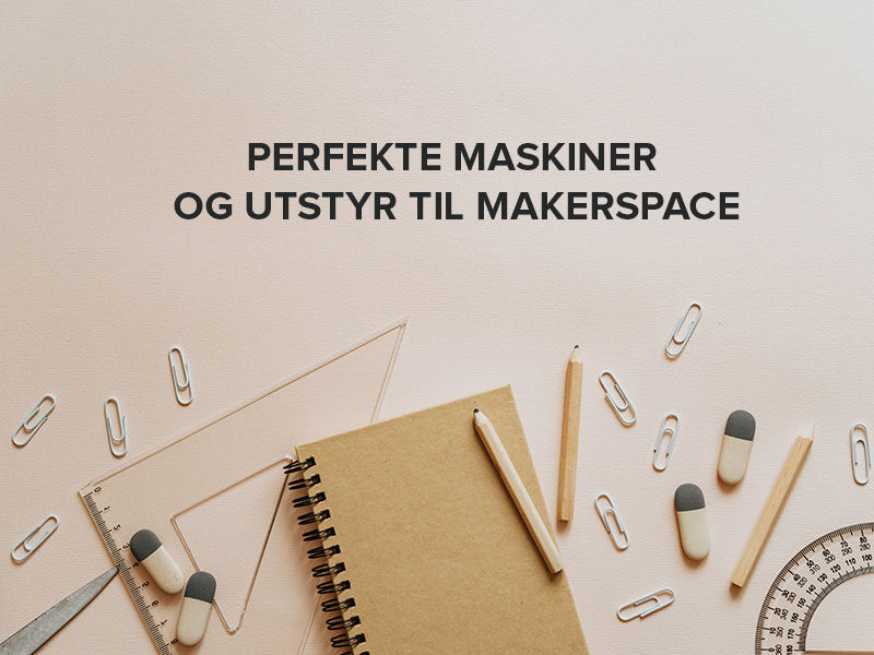 Perfekte maskiner og utstyr til makerspace illustrasjonsbilde