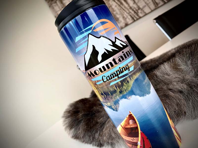 Thermoskopp med motiv